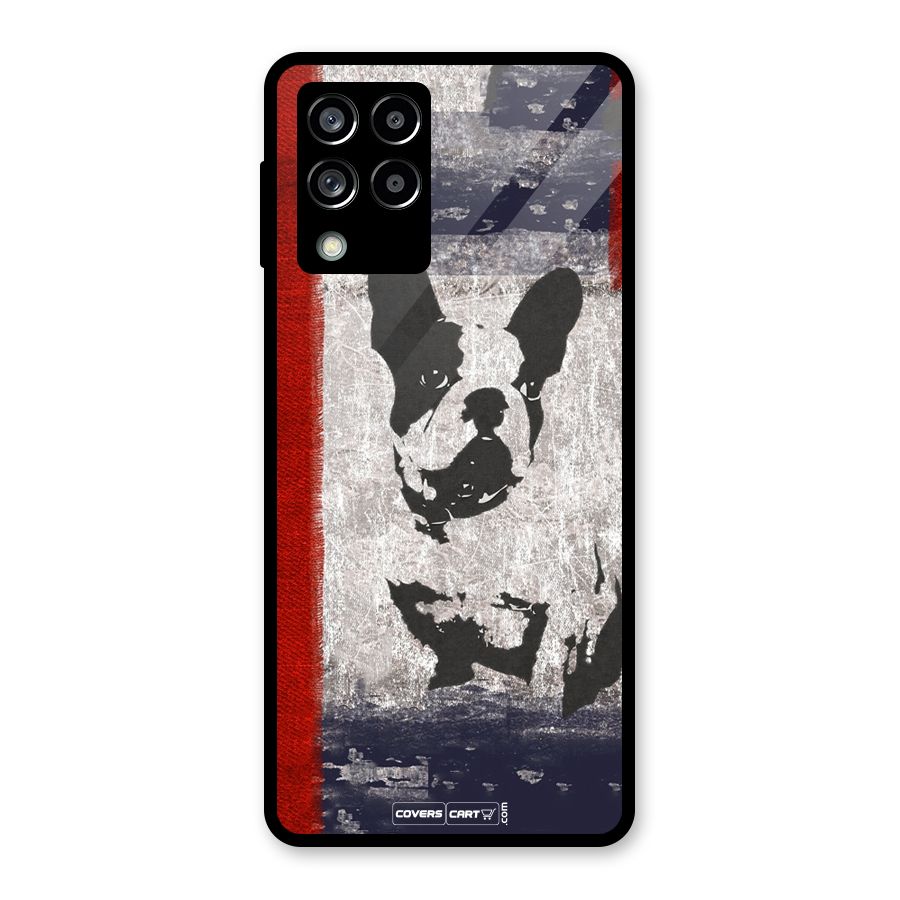 Bull Dog Glass Back Case for Galaxy M53 5G