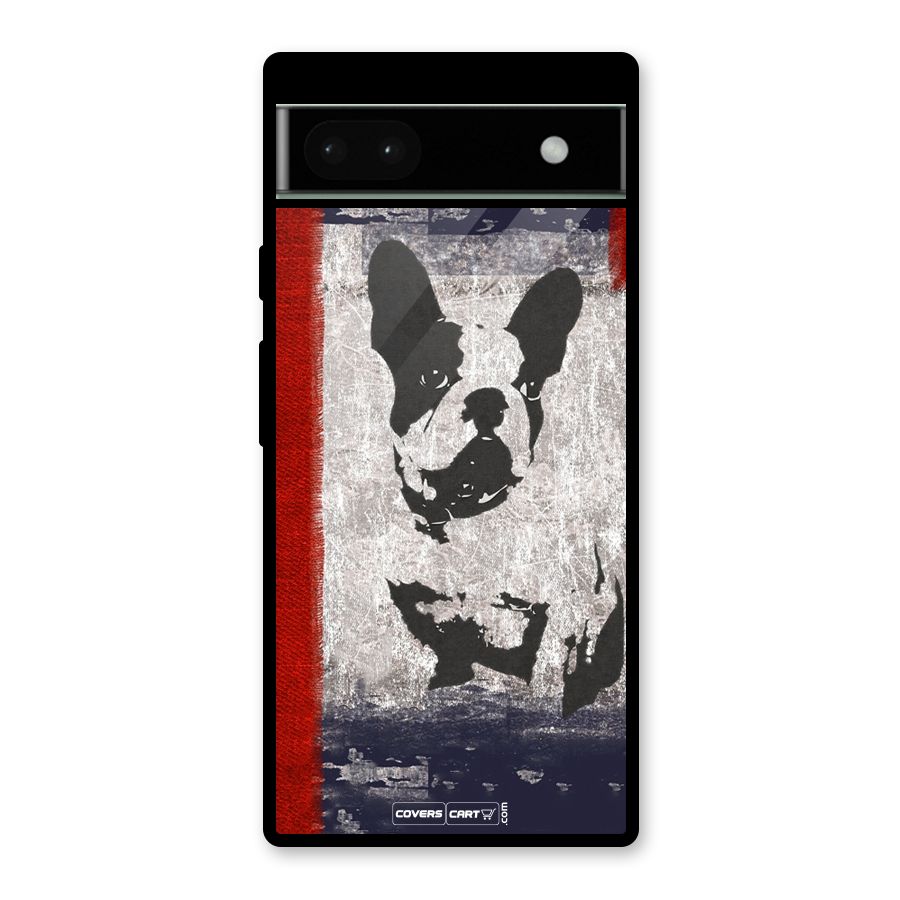 Bull Dog Glass Back Case for Google Pixel 6a