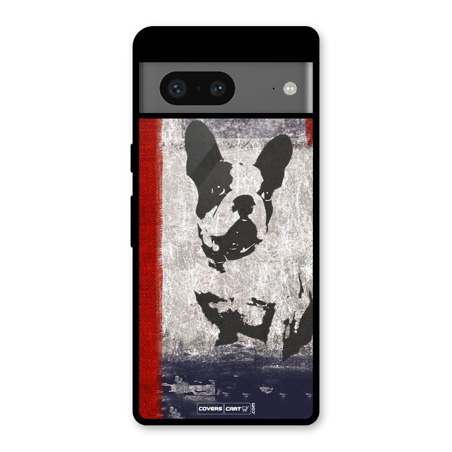 Bull Dog Glass Back Case for Google Pixel 7