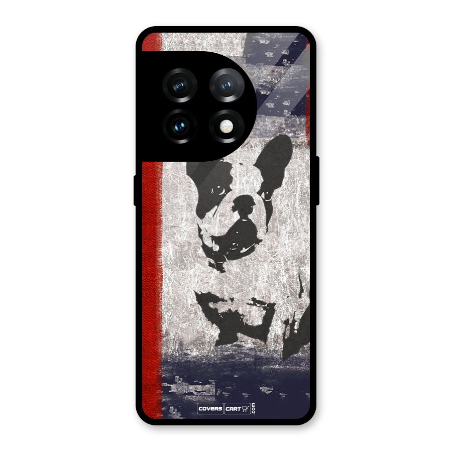 Bull Dog Glass Back Case for OnePlus 11
