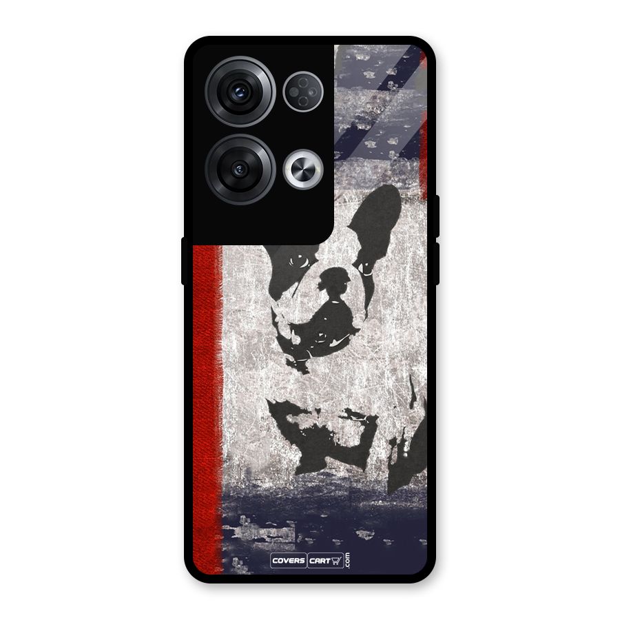 Bull Dog Glass Back Case for Oppo Reno8 Pro 5G