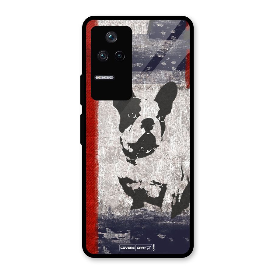 Bull Dog Glass Back Case for Poco F4 5G