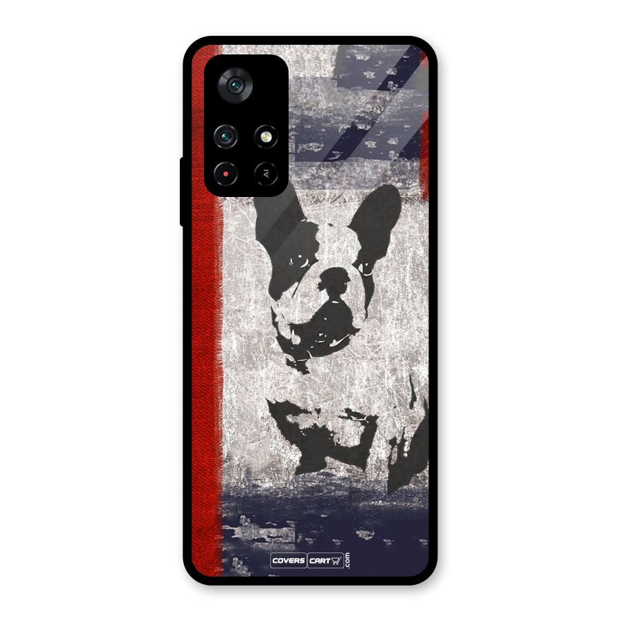 Bull Dog Glass Back Case for Poco M4 Pro 5G