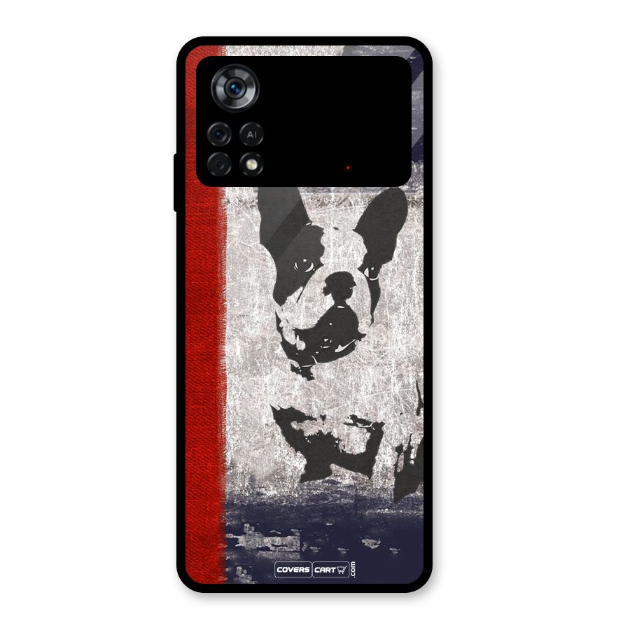 Bull Dog Glass Back Case for Poco X4 Pro 5G