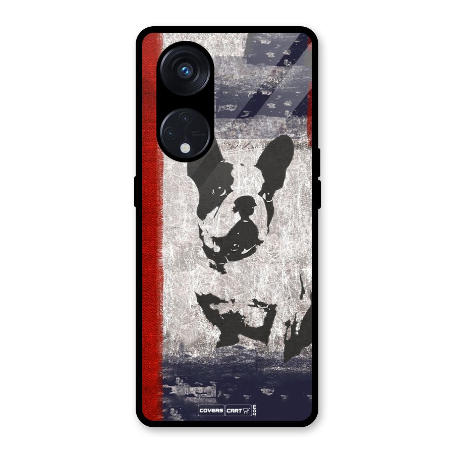 Bull Dog Glass Back Case for Reno8 T 5G