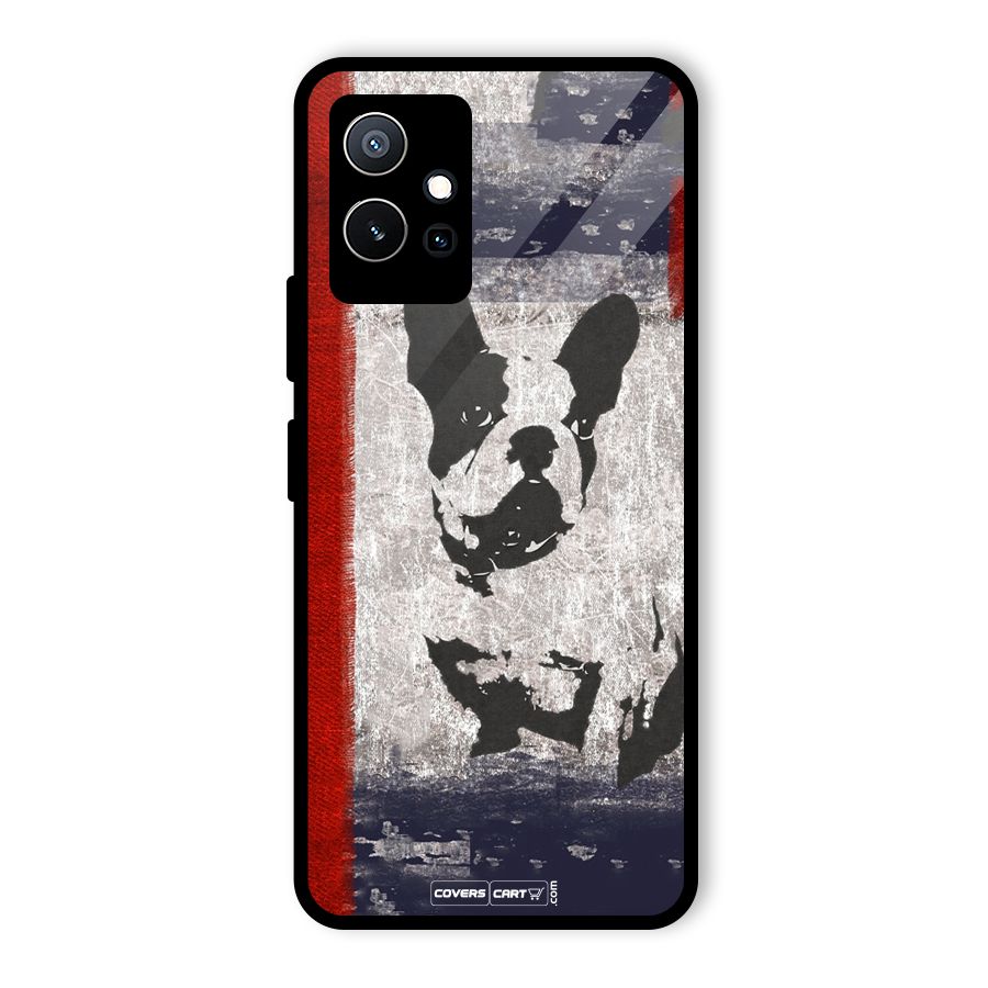 Bull Dog Glass Back Case for Vivo T1 5G