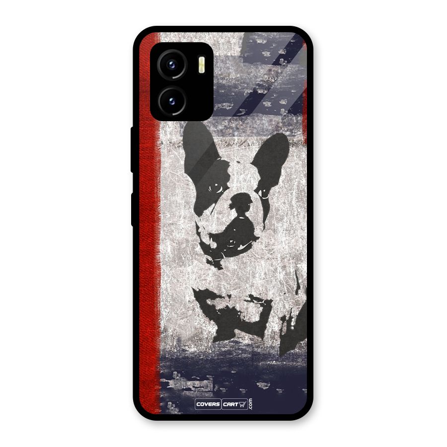 Bull Dog Glass Back Case for Vivo Y15s