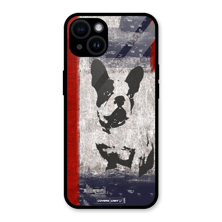 Bull Dog Glass Back Case for iPhone 14
