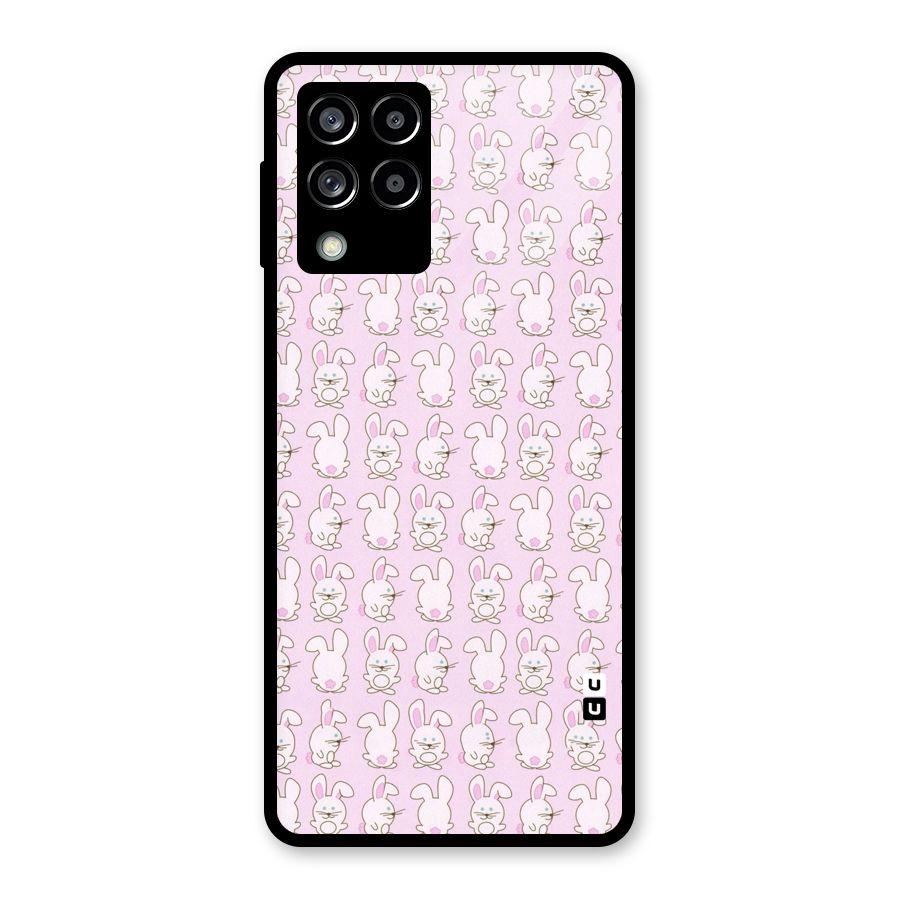 Bunny Cute Glass Back Case for Galaxy M53 5G