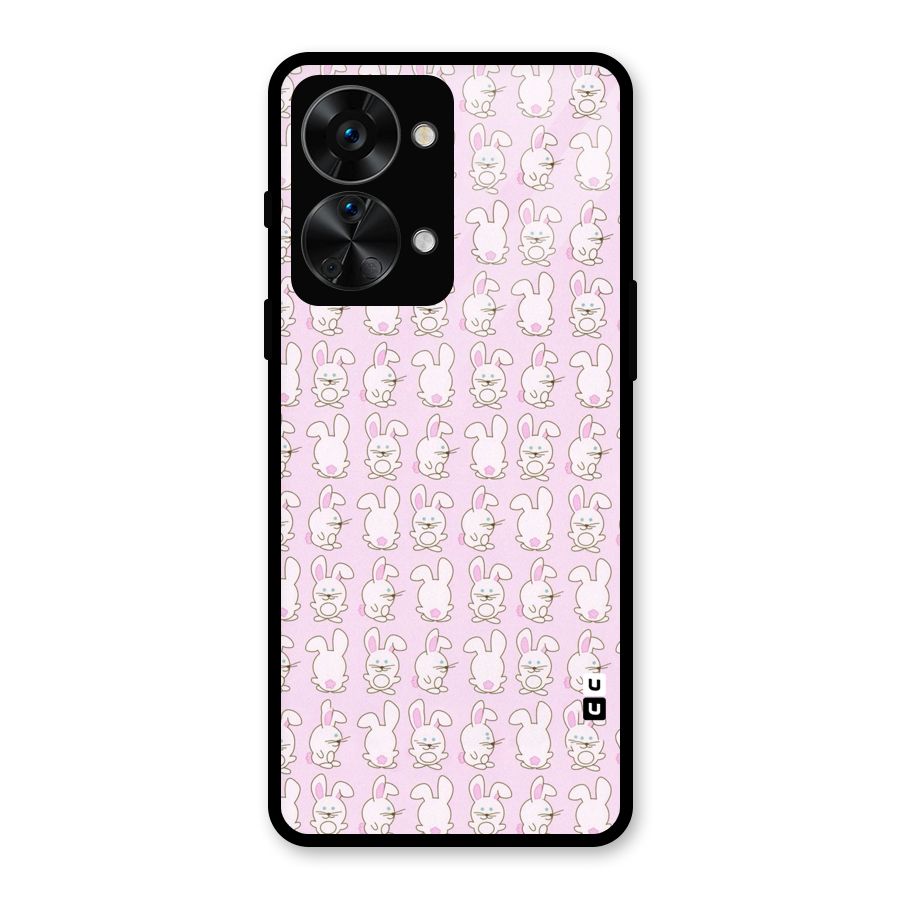 Bunny Cute Glass Back Case for OnePlus Nord 2T