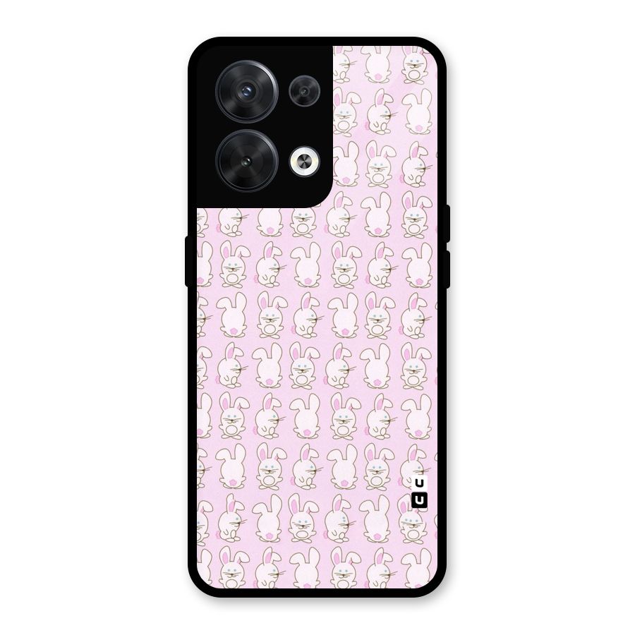 Bunny Cute Glass Back Case for Oppo Reno8 5G