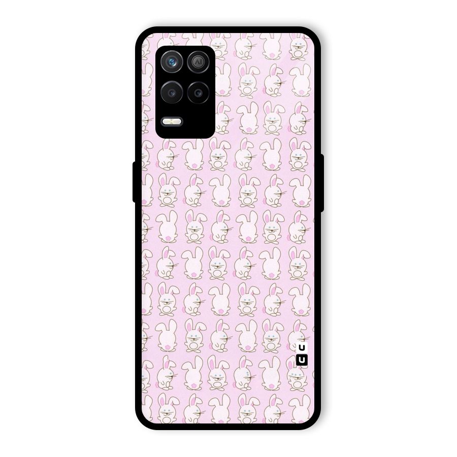 Bunny Cute Glass Back Case for Realme 8 5G