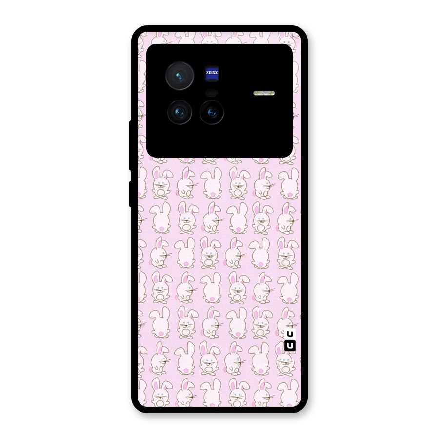 Bunny Cute Glass Back Case for Vivo X80