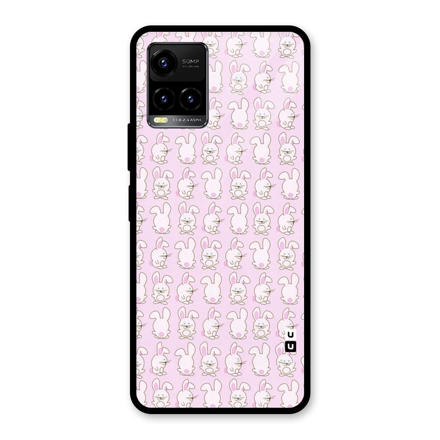 Bunny Cute Glass Back Case for Vivo Y21T
