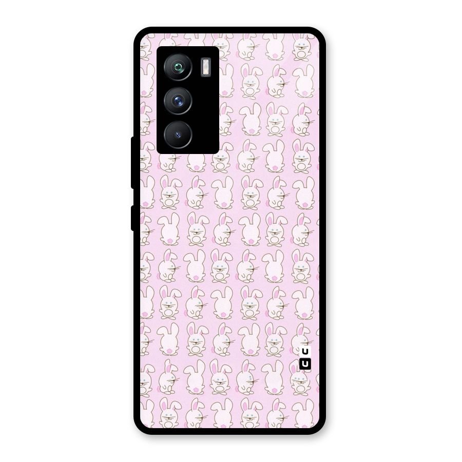 Bunny Cute Glass Back Case for Vivo iQOO 9 SE