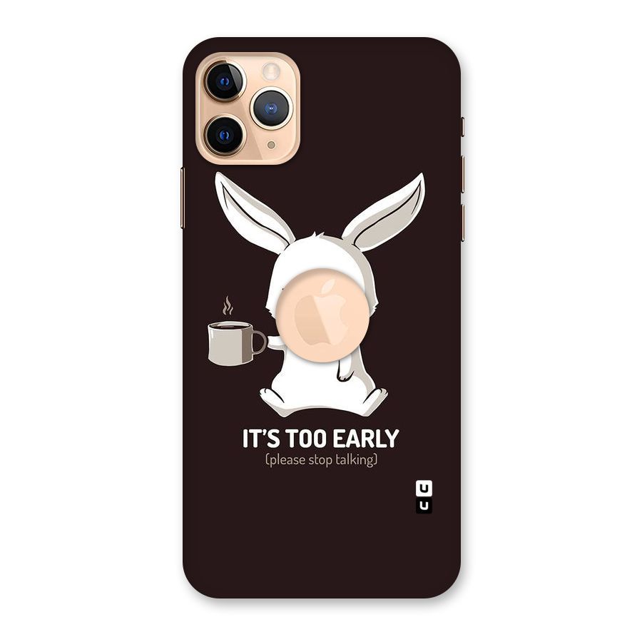 Bunny Early Back Case for iPhone 11 Pro Max Logo Cut