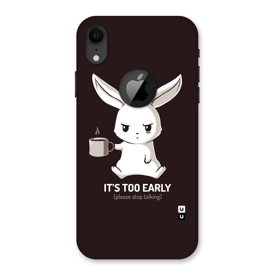 Bunny Early Back Case for iPhone XR Logo Cut