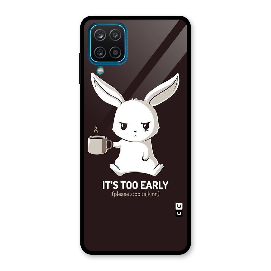 Bunny Early Glass Back Case for Galaxy A12