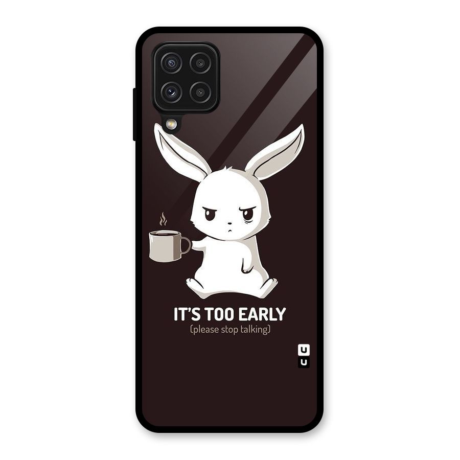 Bunny Early Glass Back Case for Galaxy A22 4G