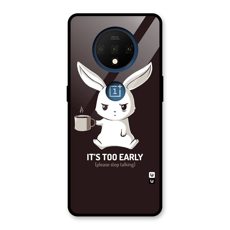 Bunny Early Glass Back Case for OnePlus 7T