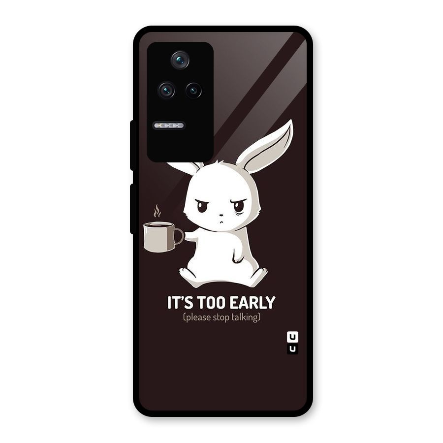 Bunny Early Glass Back Case for Poco F4 5G