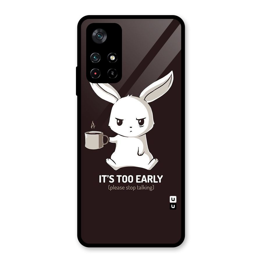 Bunny Early Glass Back Case for Poco M4 Pro 5G