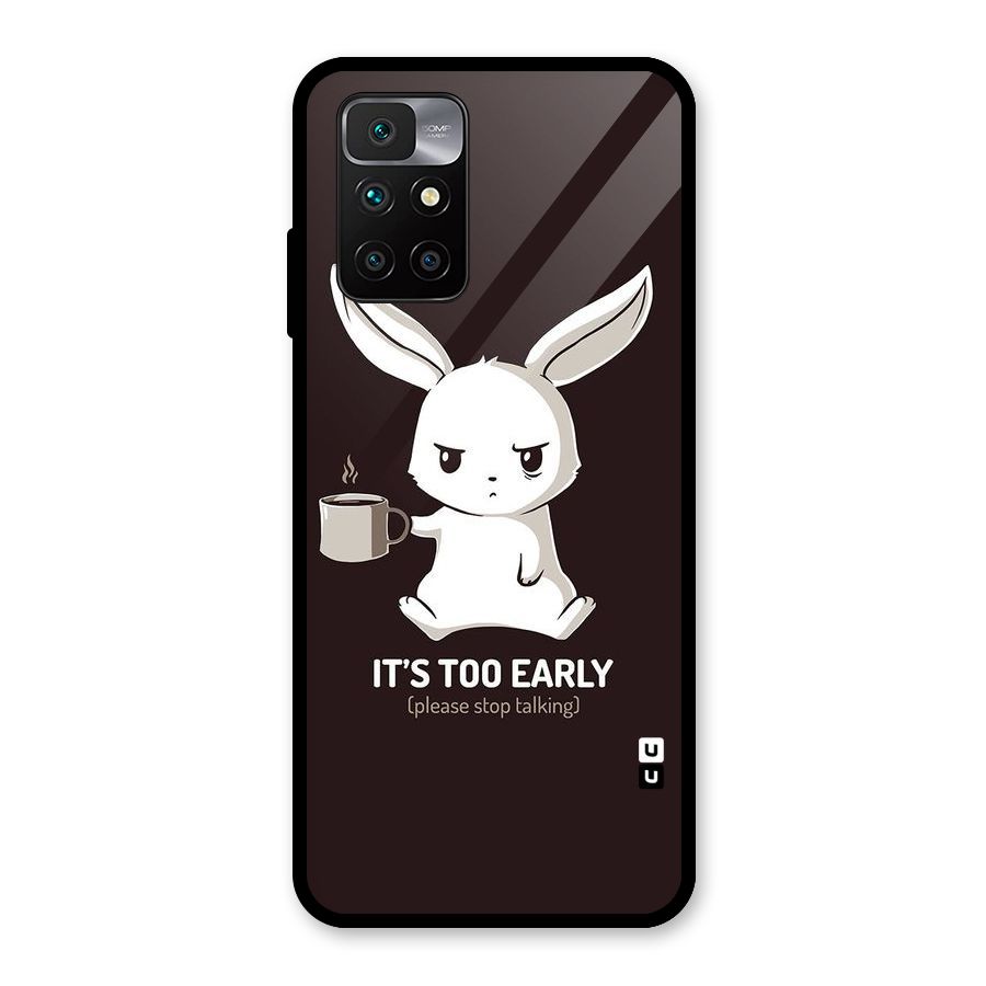 Bunny Early Glass Back Case for Redmi 10 Prime