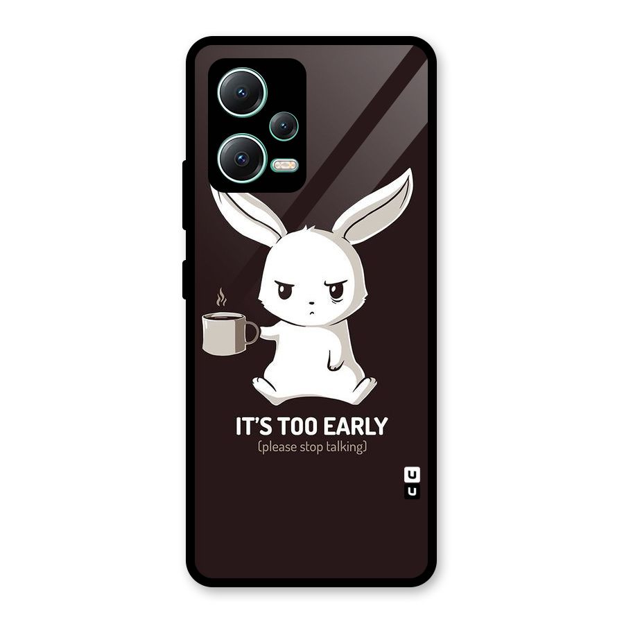 Bunny Early Glass Back Case for Redmi Note 12 5G