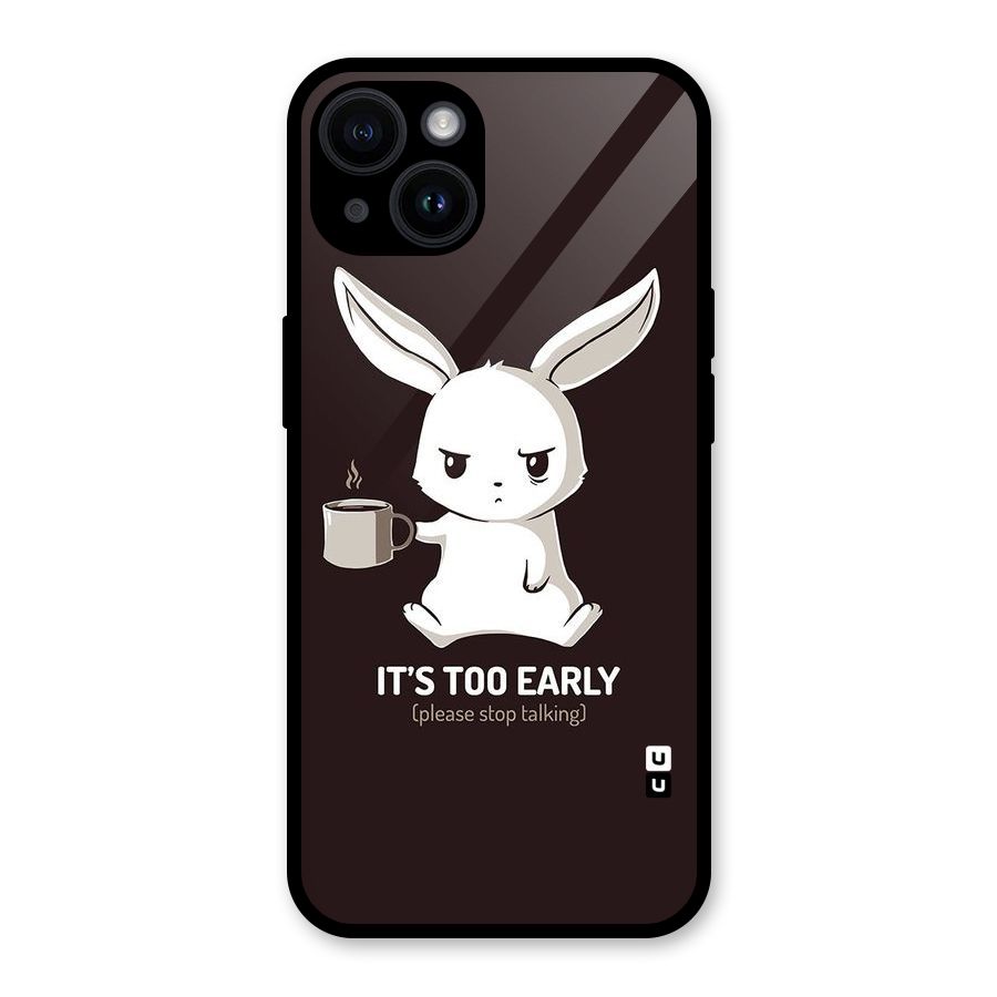 Bunny Early Glass Back Case for iPhone 14
