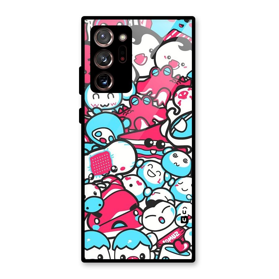 Bunny Quirk Glass Back Case for Galaxy Note 20 Ultra 5G