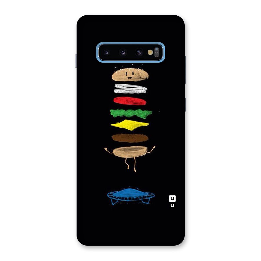 Burger Jump Back Case for Galaxy S10 Plus