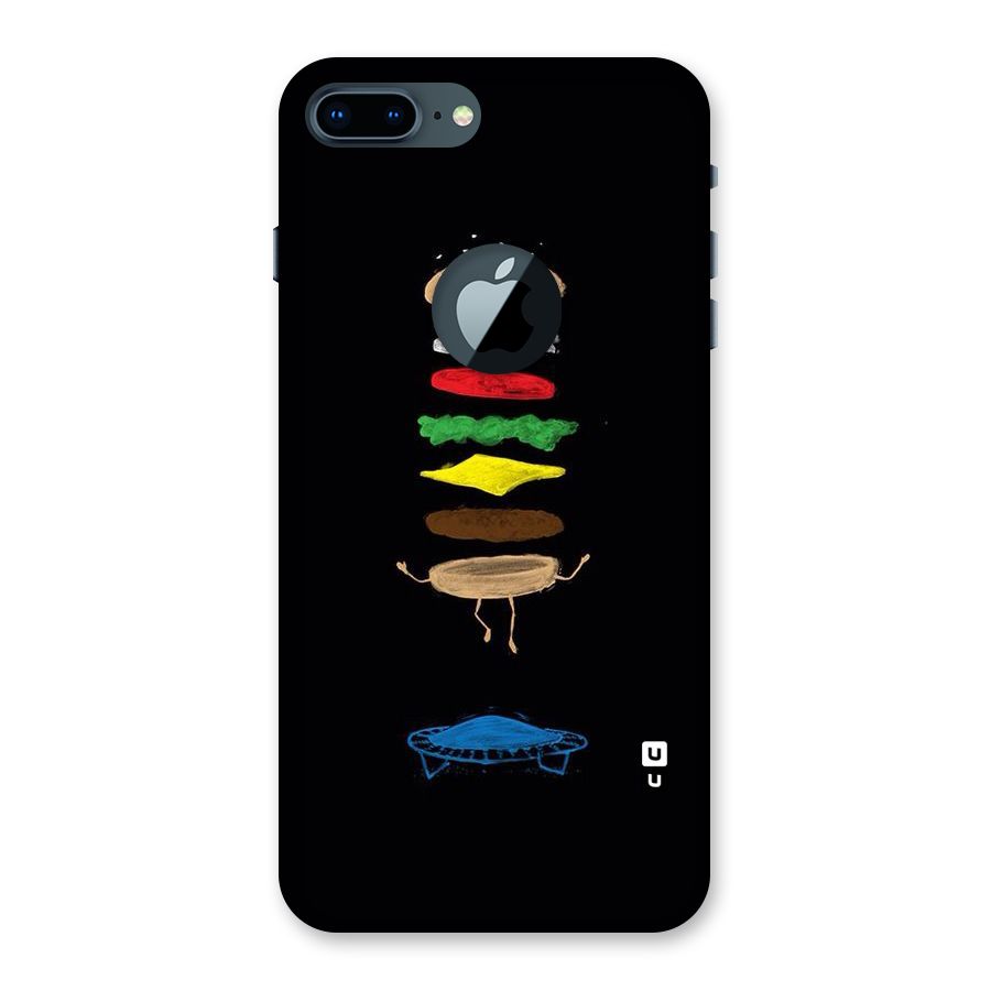 Burger Jump Back Case for iPhone 7 Plus Logo Cut