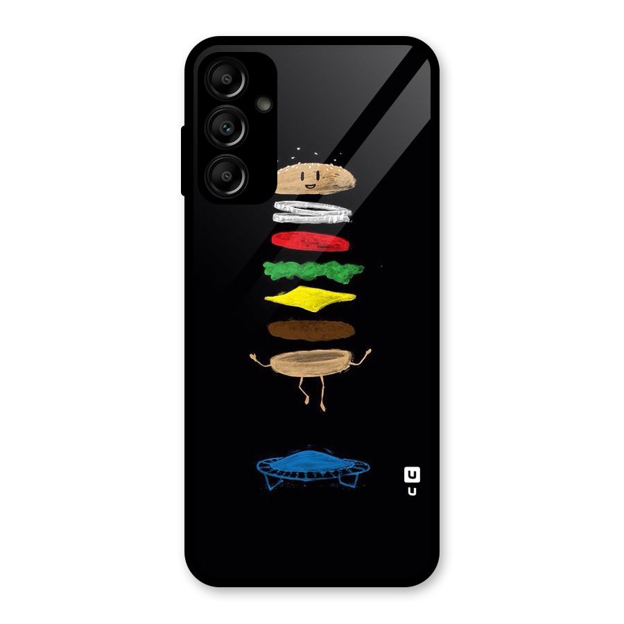 Burger Jump Glass Back Case for Galaxy A14 5G