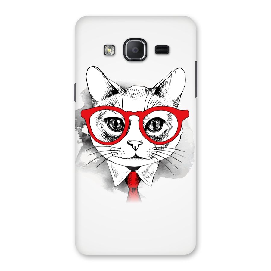Business Cat Back Case for Galaxy On7 2015