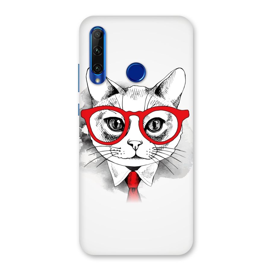 Business Cat Back Case for Honor 20i