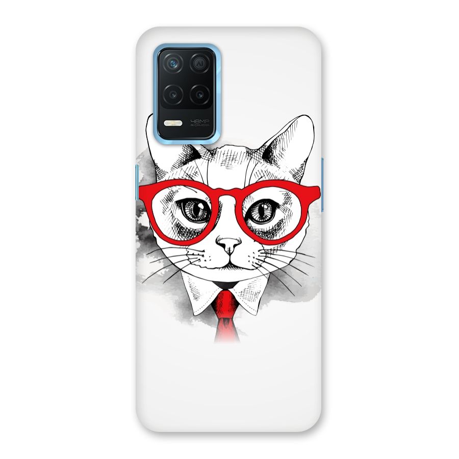 Business Cat Back Case for Realme Narzo 30 5G