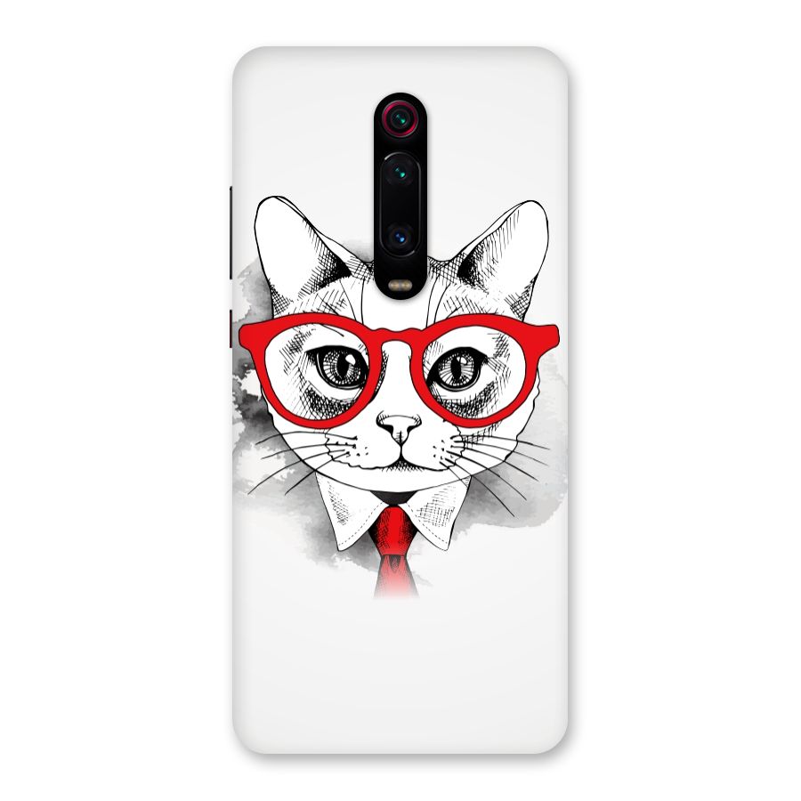 Business Cat Back Case for Redmi K20