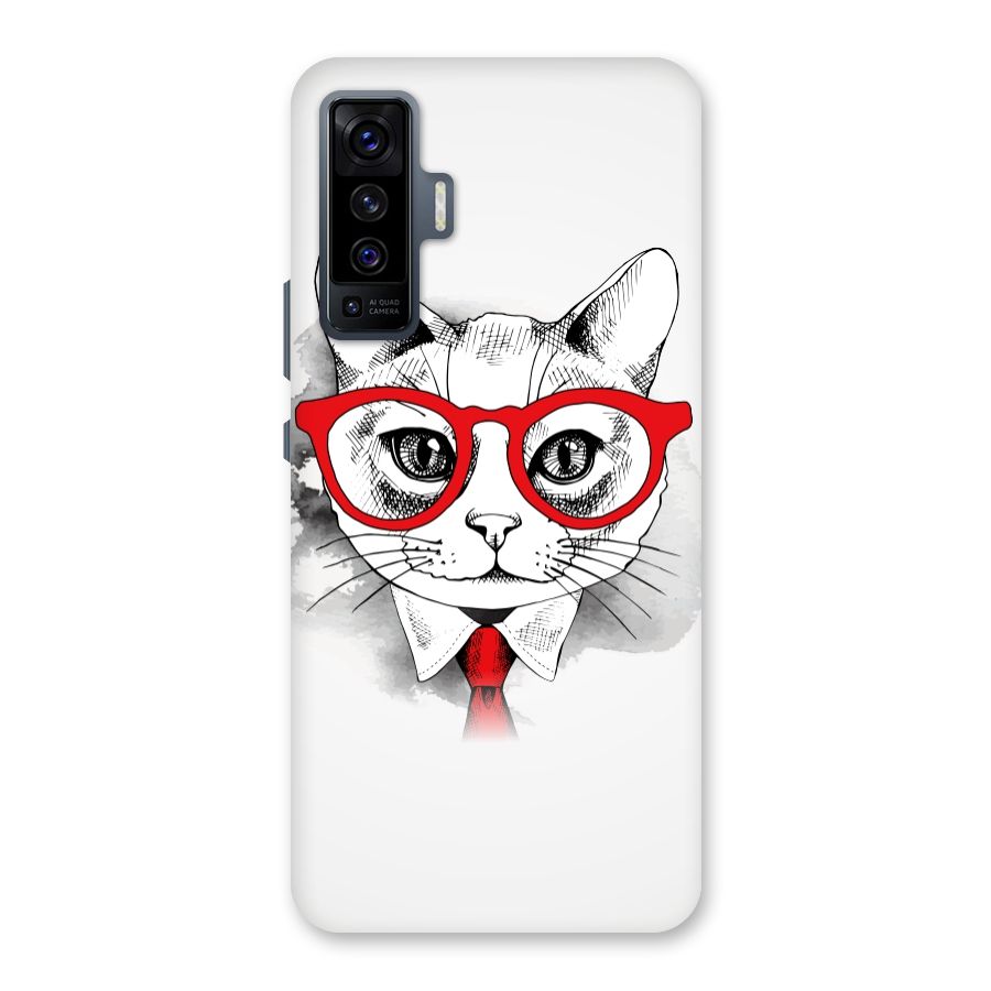 Business Cat Back Case for Vivo X50