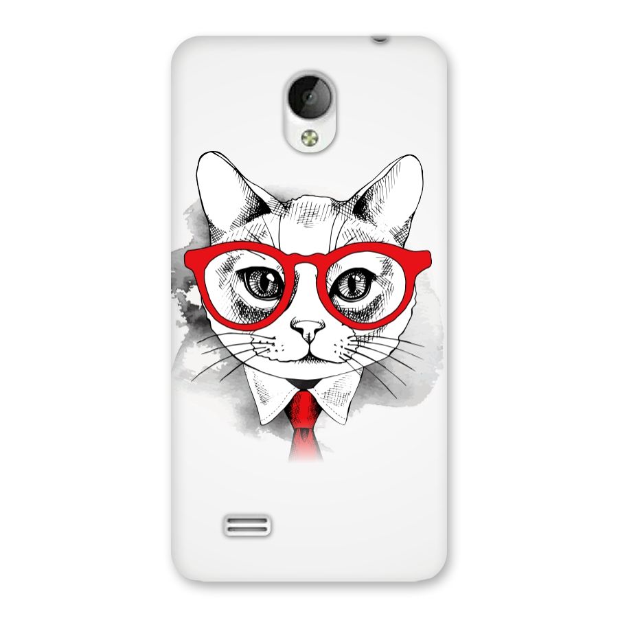 Business Cat Back Case for Vivo Y21