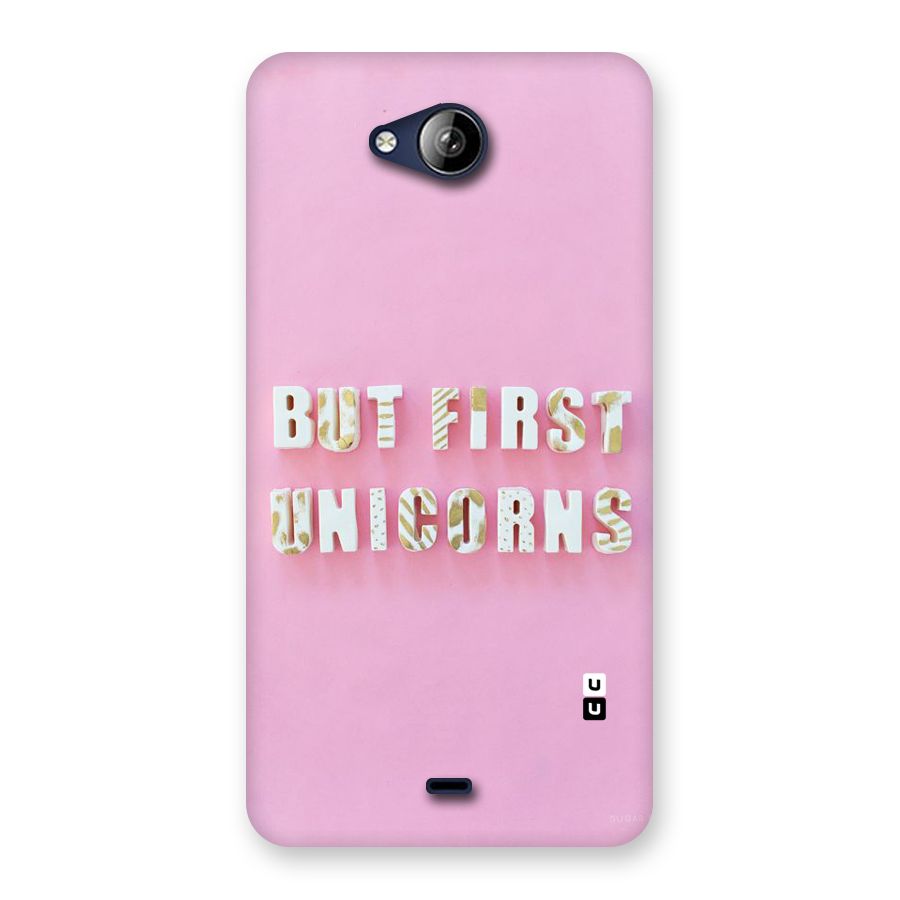 But First Unicorns Back Case for Canvas Play Q355