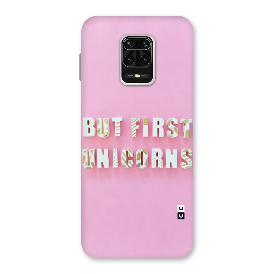But First Unicorns Back Case for Poco M2 Pro