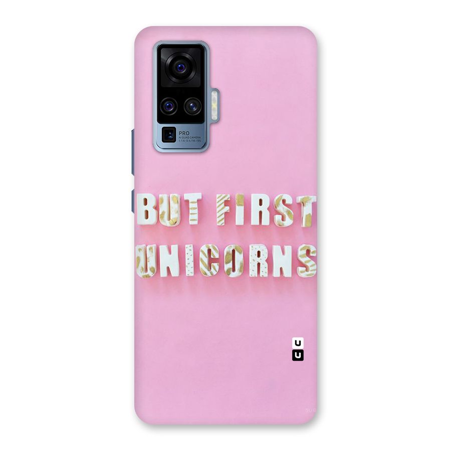 But First Unicorns Back Case for Vivo X50 Pro