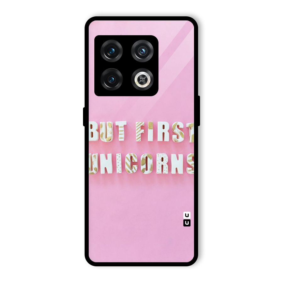 But First Unicorns Glass Back Case for OnePlus 10 Pro 5G