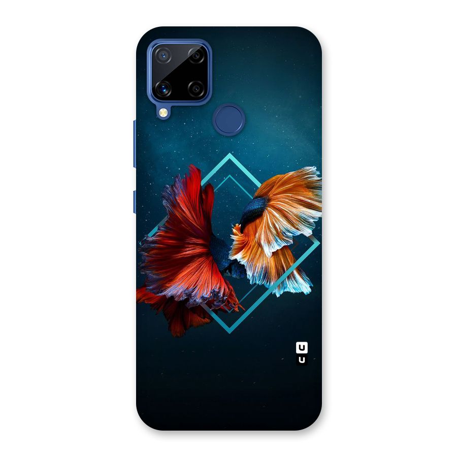 Butterfly Diamond Design Back Case for Realme C15