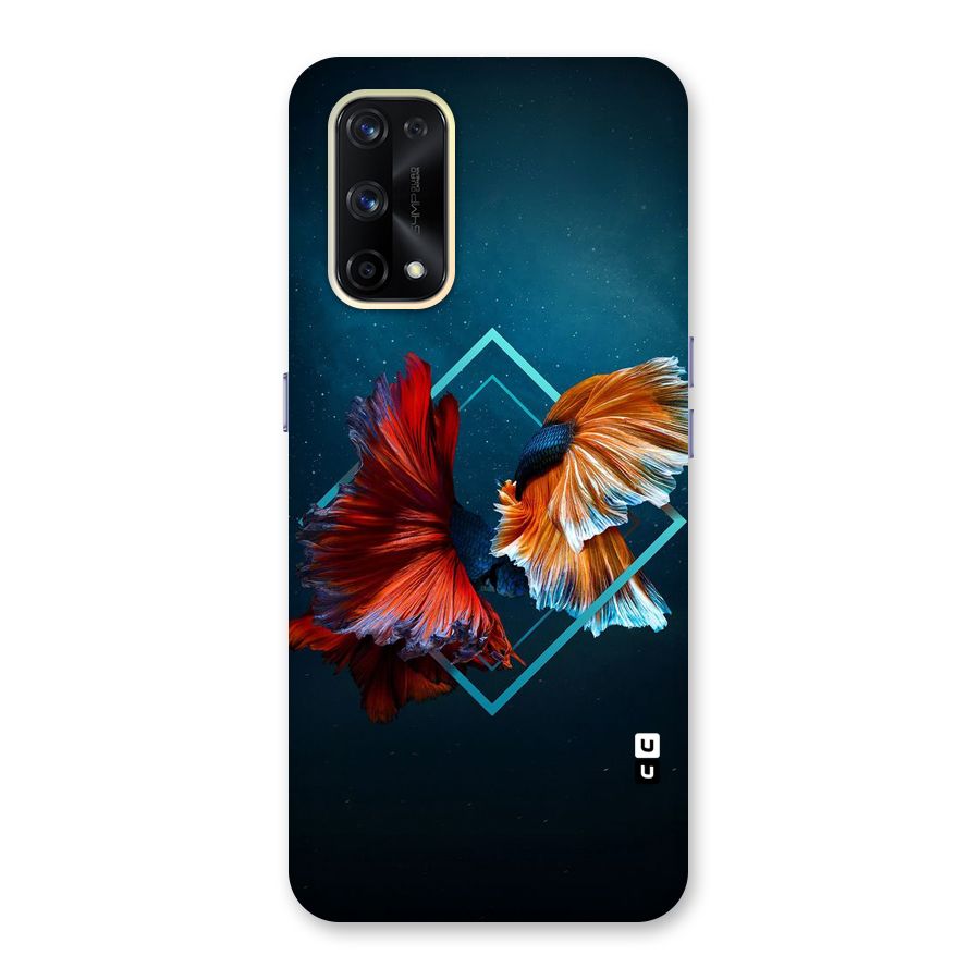 Butterfly Diamond Design Glass Back Case for Realme X7 Pro