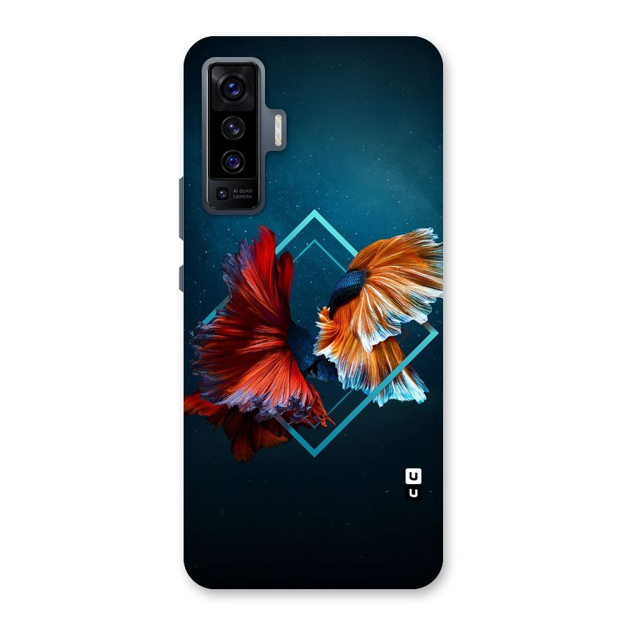 Butterfly Diamond Design Back Case for Vivo X50