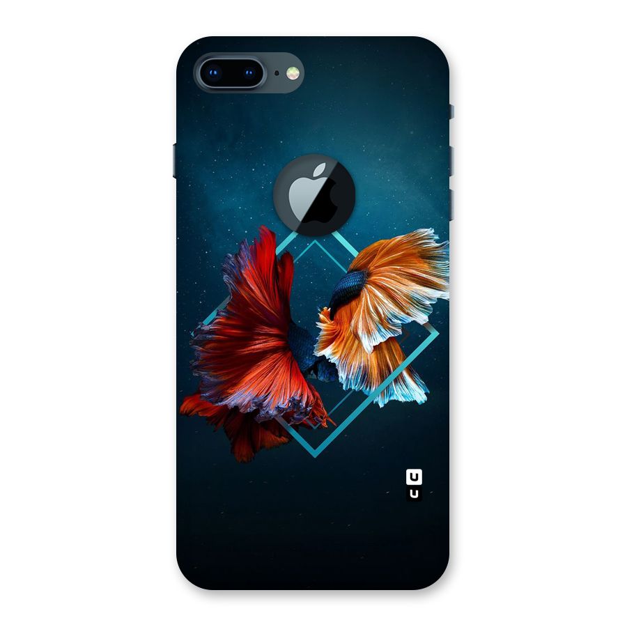 Butterfly Diamond Design Back Case for iPhone 7 Plus Logo Cut