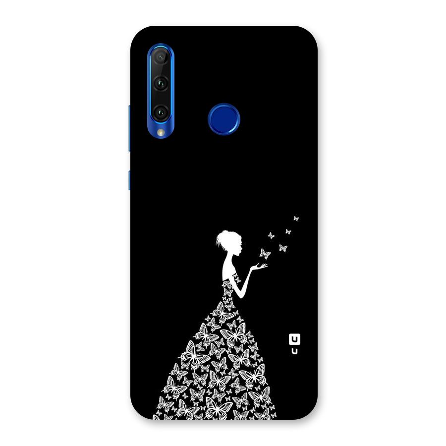 Butterfly Dress Back Case for Honor 20i
