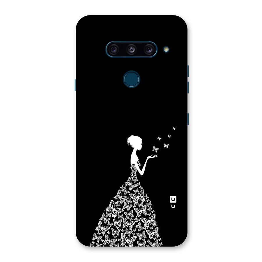Butterfly Dress Back Case for LG  V40 ThinQ