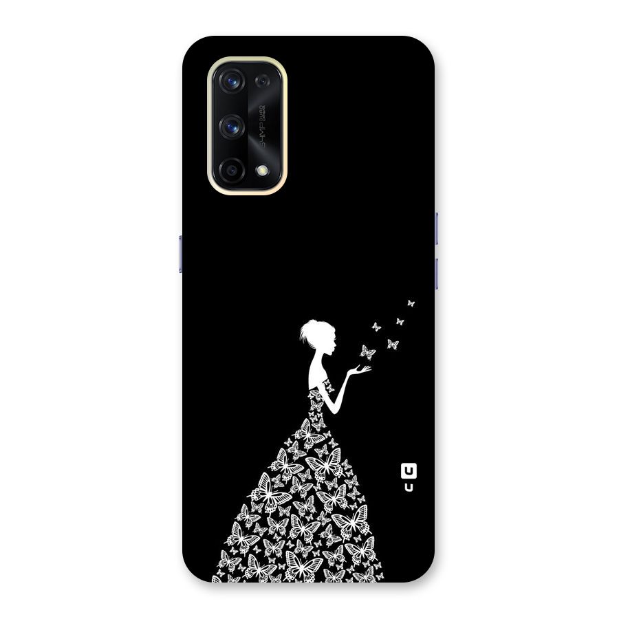 Butterfly Dress Glass Back Case for Realme X7 Pro